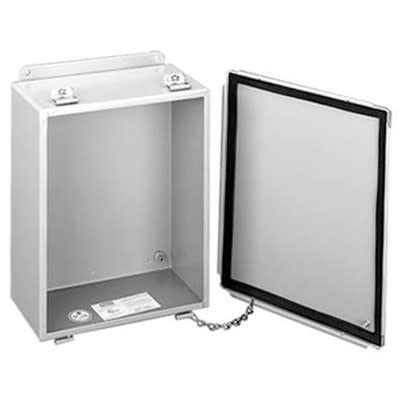 nVent HOFFMAN A404LP LP Box 4.00x4.00x3.00 Gray, 4.00x4.00x3.00, Steel