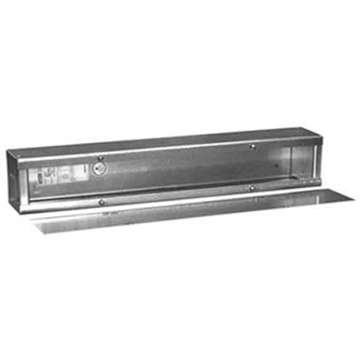 nVent HOFFMAN A4424T1T 4X4, 24'' LONG TYPE 1 TROUGH Gray, 4.00x4.00x24.00, Steel