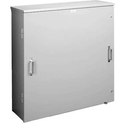nVent HOFFMAN A484814HCT CT Cabinet Hinged Double Door, 48.00x48.00x14.00, Steel
