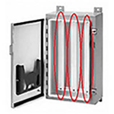 nVent HOFFMAN A48T Terminal Strap Fits A or B = 4 White, fits 48.00, Steel