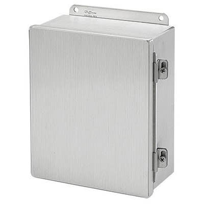 nVent HOFFMAN A606CHAL Enclosure, Junction Box, Aluminum, Hinged, 6.0 x 6.0 x 4.0 in., IP65