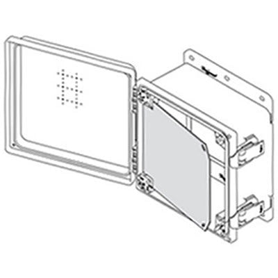 nVent HOFFMAN A86PSWPNL Internal Panel, SWG Panel, FOR 8X6 POLYESTER, 6.75X4.88, Aluminum