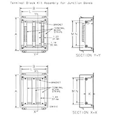 nVent HOFFMAN A8JTMA (2) Brackets Fit A or B = 8.00 White, fits 8.00, Steel