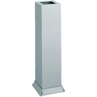 nVent HOFFMAN AP23B44LG Pedestal wtih Bolt Down Types LtGray, 23.00x4.00x4.00, Steel
