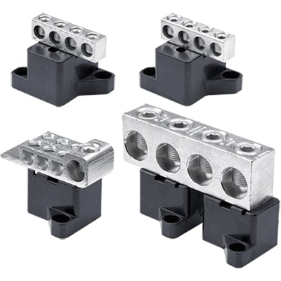 nVent HOFFMAN ASBB225 Block Assembly, 225 amp , , Aluminum