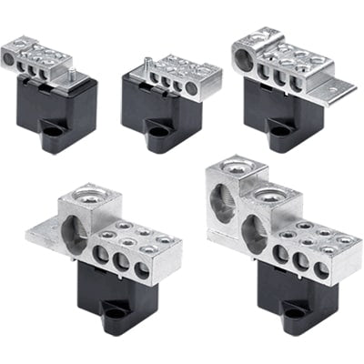 nVent HOFFMAN ASTB400 Block Assembly, 400 amp , , Aluminum