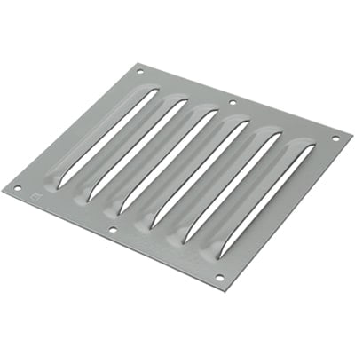 nVent HOFFMAN AVK66SS6 Louver Plate Kit, 7.88x7.50 inch, Brushed, Stainless Steel 316