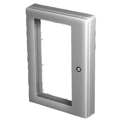 nVent HOFFMAN AWDH2420N4SS Enclosure Accessory, Window Kit, Hinged, SS Type 316, Gray, 22.19 x 16.14 in.