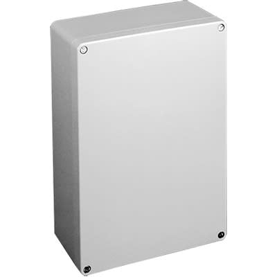 nVent HOFFMAN CCA12128 Enclosure Accessory, Type 4X, 122x122x80mm, Gray, Aluminum, Compact Series