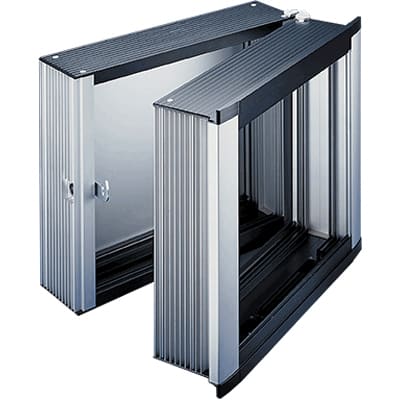 nVent HOFFMAN CCC284014PD Encl., Pedestal,Tilt Cutout , 280x400x140mm, Aluminum