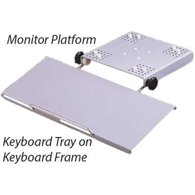 nVent HOFFMAN CCS1KBT Keyboard Tray , fits Series 1, Aluminum