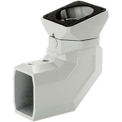 nVent HOFFMAN CCS2FEC15LG Flange Elbow Coup 15 Degree LtGray, fits 45x60mm, Aluminum