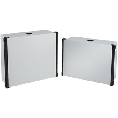nVent HOFFMAN CP253512 Enclosure,HMI,Black Handle,Type 4,250x350x120mm,Light Gray,Mild Steel,Concept