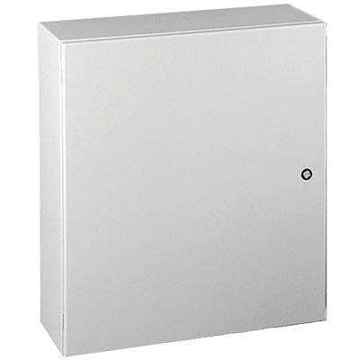 nVent HOFFMAN CSD16168LG Concept Type 4 and 12, Steel, Gray, 16.0 x 16.0 x 8.0 in, Steel, Gray