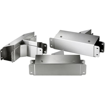 nVent HOFFMAN CTS44TFCOSS 90 TEE FRONT COVER SLOPED OUT , , SS Type 304