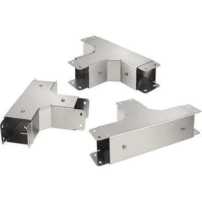 nVent HOFFMAN CTS44TFCSS 90 Tee Front Cover 4x4 , 4.00x4.00, SS Type 304