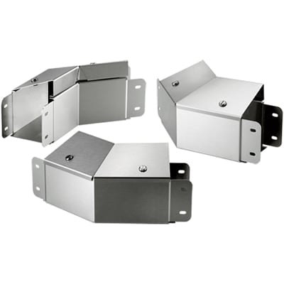 nVent HOFFMAN CTS46EFCO45SS 45 ELB FRONT COVER SLOPED OUT , , SS Type 304