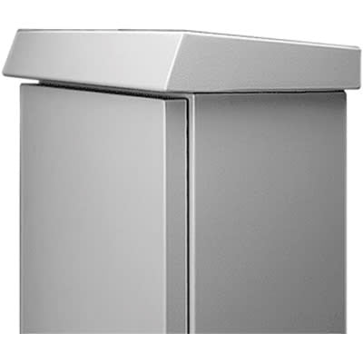 nVent HOFFMAN ESSH6020 Solar Shield Top, COMLINE Gray, fits 600x200mm, Aluminum