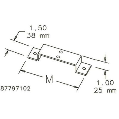 nVent HOFFMAN F1010GSHGV Cable Trunking Accessory Steel Galvanised Support Hanger