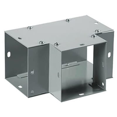 nVent HOFFMAN F1010GT 10x10 Tee fitting Gray, 10.00x10.00, Steel