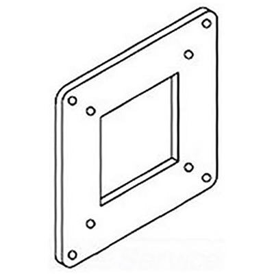 nVent HOFFMAN F44WRE22 4.00 to 2.50 Reducer Bushing, Gray, 4x4 to 2.5x2.5, Steel