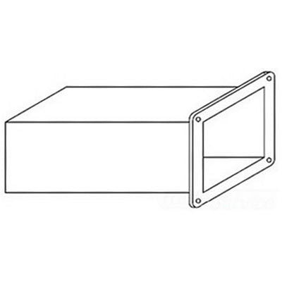 nVent HOFFMAN F44WX Cut-off Fitting Gray, 4.00x4.00, Steel