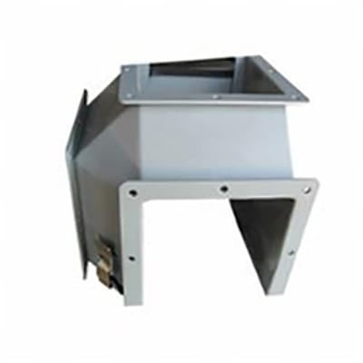 nVent HOFFMAN F66LE9AC Cable Trunking Angle Steel 90deg Elbow Fitting (Top Outside Opening)