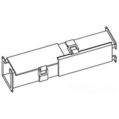 nVent HOFFMAN F66LKT Cable Trunking Coupler Steel Transposition Sections (Clockwise)