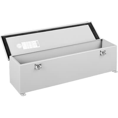 nVent HOFFMAN F66T18HC Hinged Cover Wiring Trough NEMA Type 12, 6.00x6.00x18.00, Gray, Mild Steel