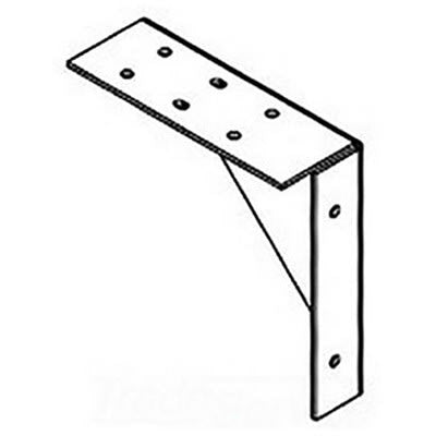 nVent HOFFMAN F66T3RWH WW. 3R, Wall Hanger Gray, fits 6.00x6.00, Steel