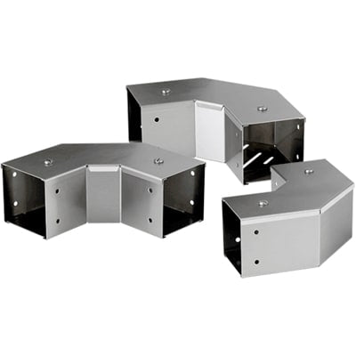 nVent HOFFMAN CT33PEFCNT90SS Cable Trunking Angle Stainless Steel 90deg Elbow Perforated Without Tabs