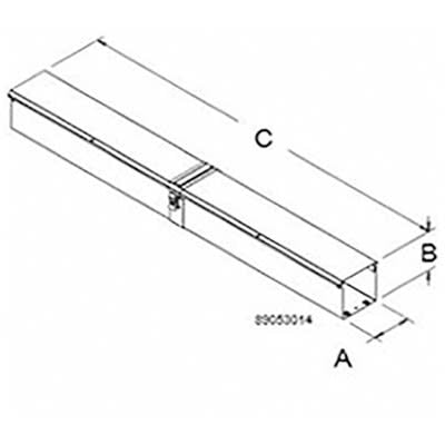 nVent HOFFMAN CT33TDSPSS Cable Trunking Accessory Stainless Steel Telescoping Divider