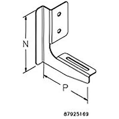nVent HOFFMAN CT44LB 4 x 4 L- Bracket Pkg of 20 , 4.00x4.00, SS Type 304