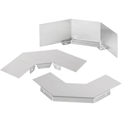 nVent HOFFMAN CT66DEFC90SS Cable Trunking Accessory Stainless Steel 90deg Elbow Divider (Front Cover)