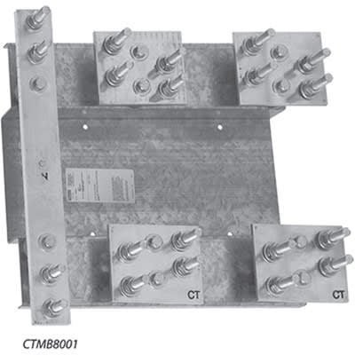 nVent HOFFMAN CTMB4001L CT Mounting Base 400A 1P wLug , , Steel