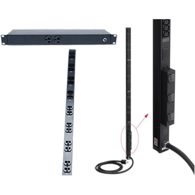 nVent HOFFMAN DP1N191020 NEMA 5-20R 10 Gang Power Distribution Unit 4.6m Cable, 20A, 120 V ac
