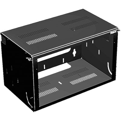 nVent HOFFMAN E19BHPM6U12 Hinged, BT 19 6RU, 12 deep Black, 19in, 6U, Steel