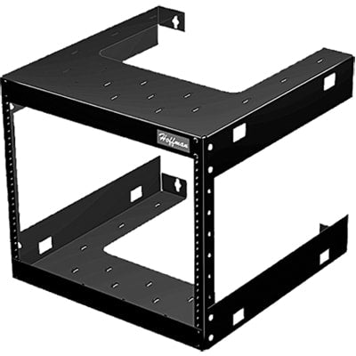 nVent HOFFMAN E19FWM32U20 Rack, Wall Mt 19 32RU, 20 Black, 19in, 32U, Steel