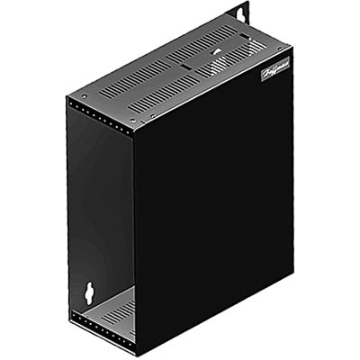 nVent HOFFMAN E19SM2U Cabinet 19 Side Mt, 2 RU Black, 19in, 2U, Steel