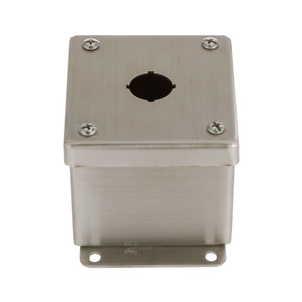 nVent HOFFMAN E1PBGSS Enclosure,Pushbutton,1 Hole,22.5mm,Stainless,NEMA13,IP66,Pentair Stainless Serie