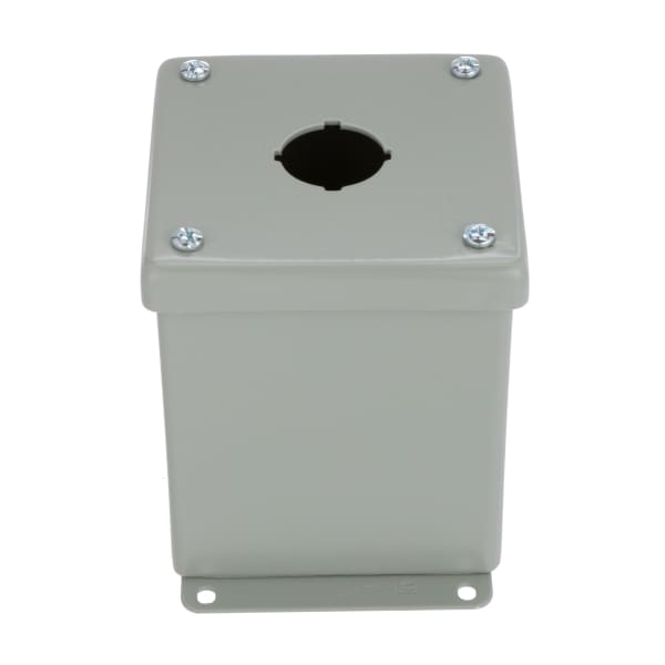 nVent HOFFMAN E1PBX Enclosure,Pushbutton,1 Hole,30.5mm,Steel,NEMA13,IP65,Gray,Pentair Series
