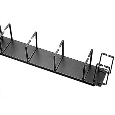 nVent HOFFMAN ECK23HV Cable Organizer,V/H feeds Black, fits 23" rack, Steel