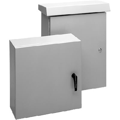 nVent HOFFMAN ECL303015CH COMLINE Enclosure, Cont. Hinge Gray, 300x300x150mm, Aluminum