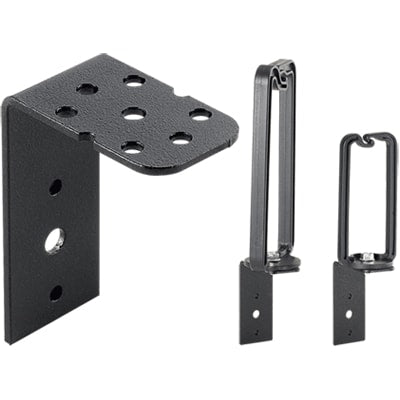 nVent HOFFMAN EDRBK10 Universal D ring Bkt Qty 10 Black, , Steel