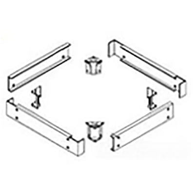 nVent HOFFMAN EERSB6080 Plinth Base, fits 600x800mm Gray, fits 600x800mm, Steel