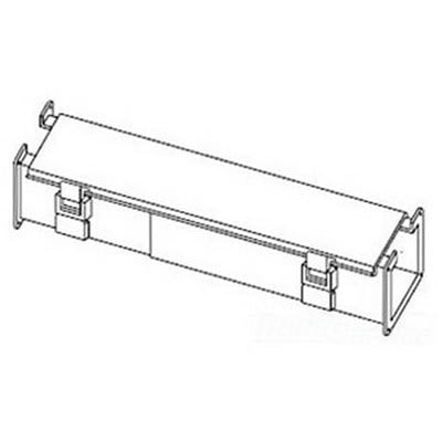 nVent HOFFMAN F126LX Cut-off Fitting, Not Lay-in Gray, 12.00x6.00, Steel