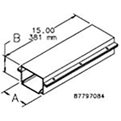 nVent HOFFMAN F22GAGV Cable Trunking Steel Galvanised Telescope Fitting