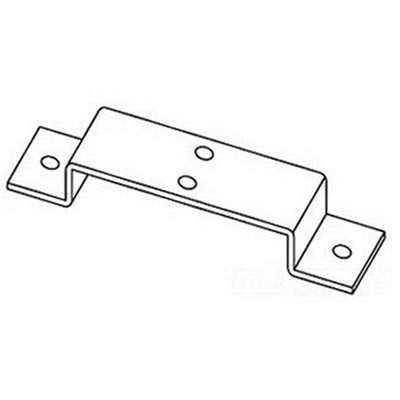 nVent HOFFMAN F22GSH Support Hanger Gray, fits 2.50x2.50, Steel