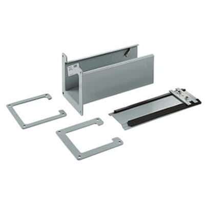 nVent HOFFMAN F22LA Telescope Fitting, Lay-in Gray, 2.50x2.50, Steel