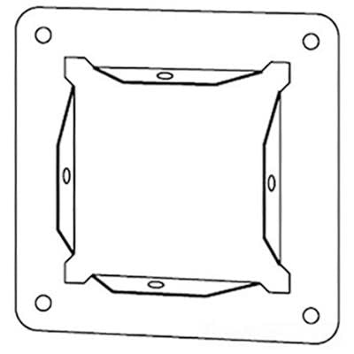 nVent HOFFMAN F33GPA WW, Type 1, Panel Adapter Gray, 3.00x3.00, Steel